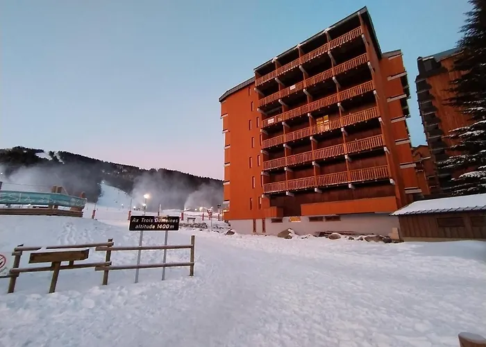 4 Personnes Au Pied Des Piste Plateau De Bonascre - Ax 3 Domaines Ete Hiver Apartment Ax-les-Thermes